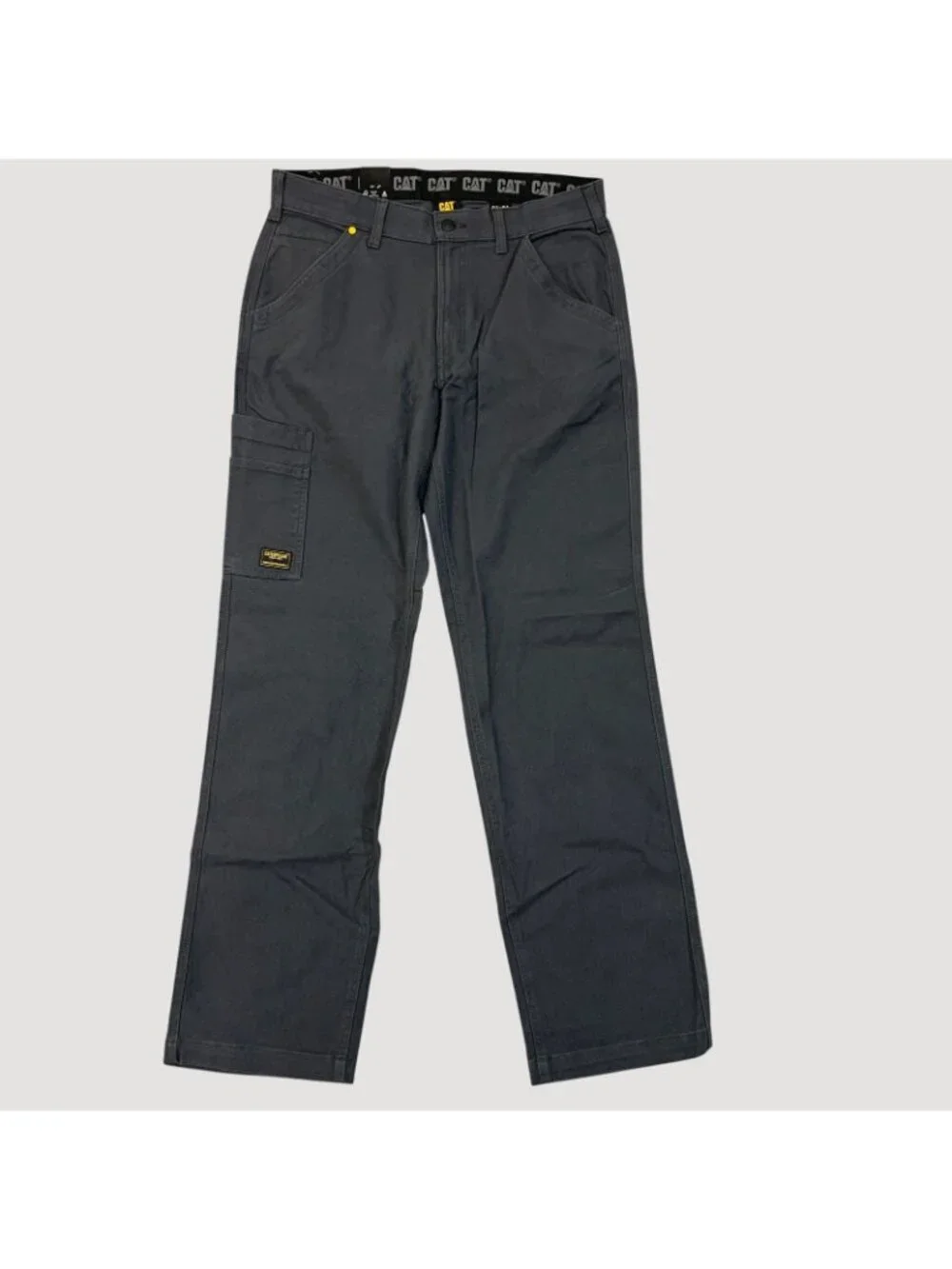 NWT Cat Utility Canvas Pants Men's 34x34 Dark Gray Durable Workwear